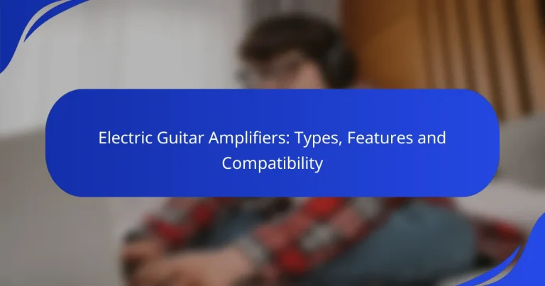 Electric Guitar Amplifiers: Types, Features and Compatibility